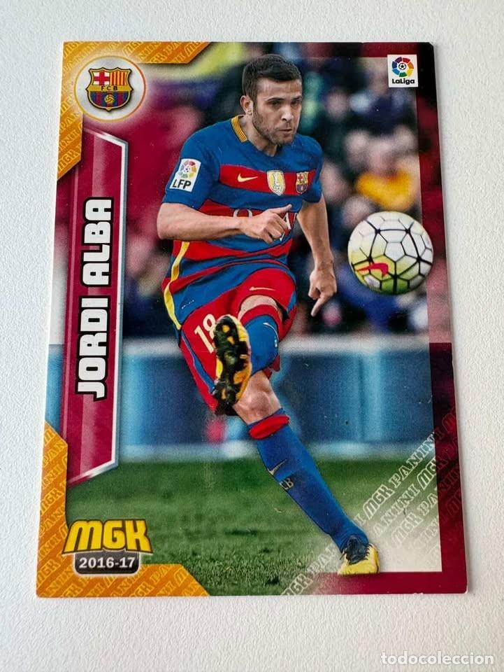 Coleccionismo deportivo: Jordi Alba Bar&ccedil;a 90 Megacracks 2016-17