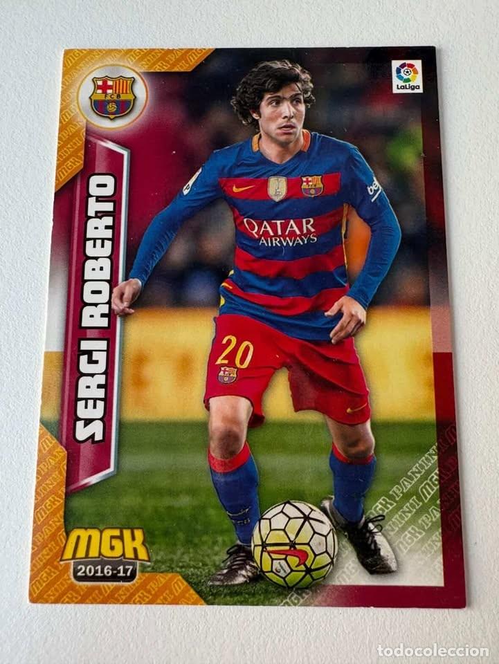 Coleccionismo deportivo: Sergi Roberto Bar&ccedil;a 94 Megacracks 2016-17