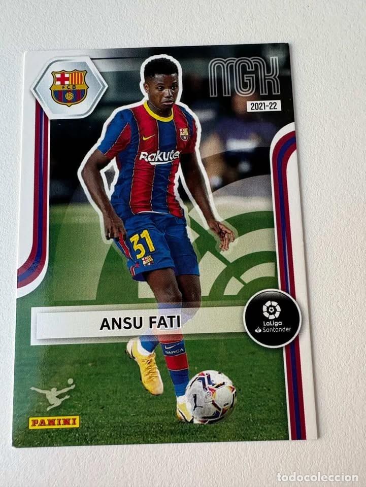 Coleccionismo deportivo: Ansu Fati Bar&ccedil;a 70 Megacracks 2021-22