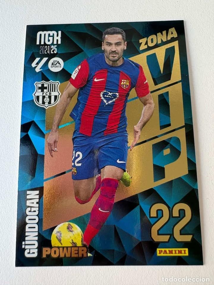 Coleccionismo deportivo: G&uuml;ndogan Zona Vip Power Bar&ccedil;a P394 Megacracks 2024-25