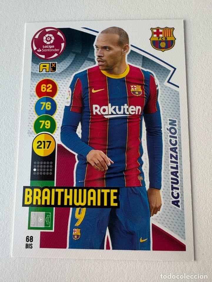 Coleccionismo deportivo: Braithwaite Actuaci&oacute;n Bar&ccedil;a 68bis Adrenalyn 2020-21