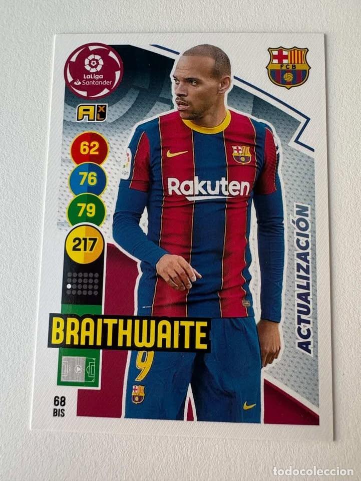 Coleccionismo deportivo: Braithwaite Actuaci&oacute;n Bar&ccedil;a 68bis Adrenalyn 2020-21