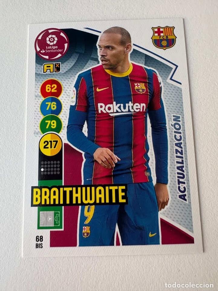 Coleccionismo deportivo: Braithwaite Actuaci&oacute;n Bar&ccedil;a 68bis Adrenalyn 2020-21