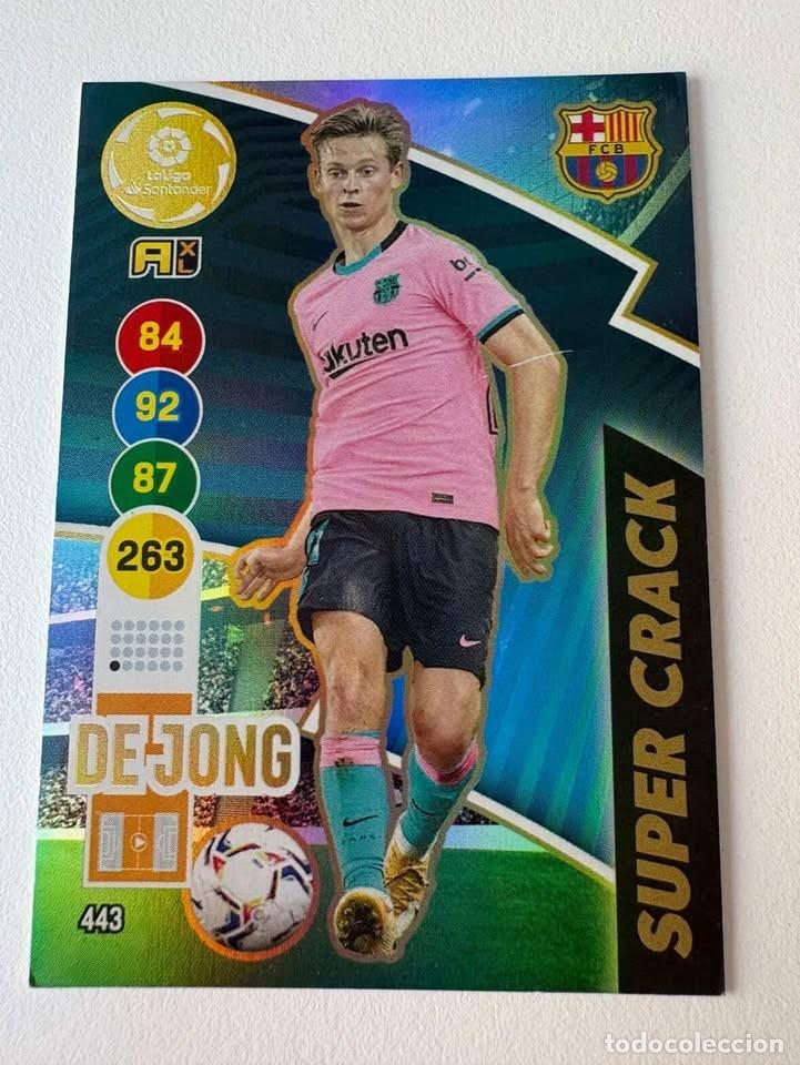 Coleccionismo deportivo: De Jong Bar&ccedil;a Super Crack 443 Adrenalyn 2020-21