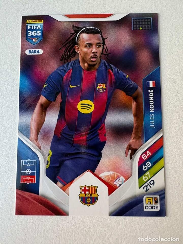Coleccionismo deportivo: Juls Kound&eacute; Bar&ccedil;a 4 FIFA 365 2025-26