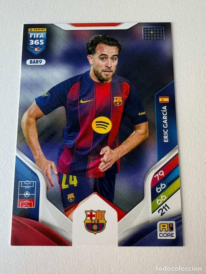 Coleccionismo deportivo: Eric Garc&iacute;a Bar&ccedil;a 9 FIFA 365 2025-26