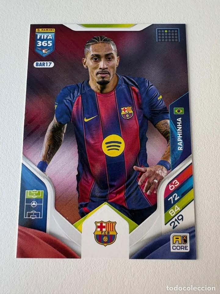Coleccionismo deportivo: Raphina Bar&ccedil;a 17 FIFA 365 2025-26