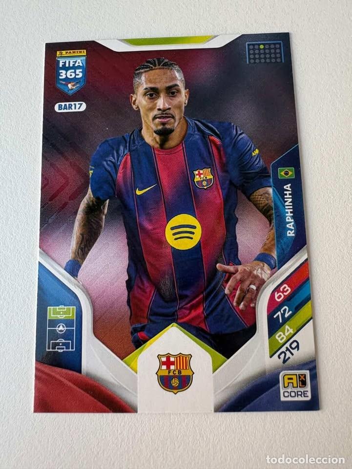 Coleccionismo deportivo: Raphina Bar&ccedil;a 17 FIFA 365 2025-26