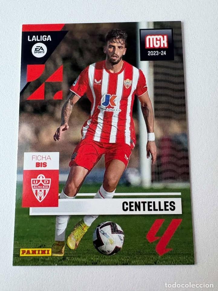 Coleccionismo deportivo: Centelles Ficha Bis Almer&iacute;a 43bis Megacracks 2023-24