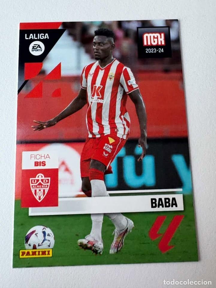 Coleccionismo deportivo: Baba Ficha Bis Almer&iacute;a 48bis Megacracks 2023-24