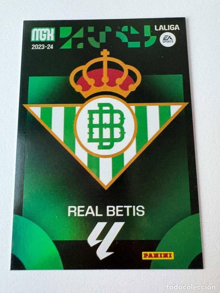 Coleccionismo deportivo: Escudo Betis 109 Megacracks 2023-24