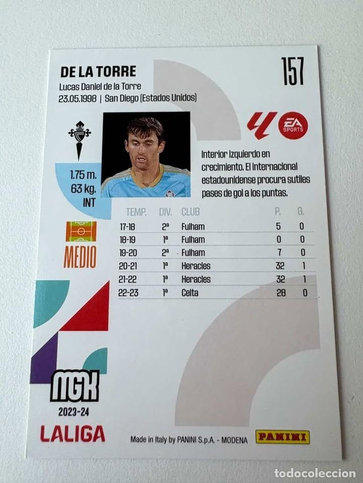 Coleccionismo deportivo: De La Torre Celta 157 Megacracks 2023-24 - Foto 2