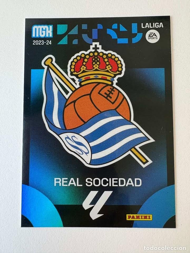 Coleccionismo deportivo: Escudo Real Sociedad 307 Megacracks 2023-24