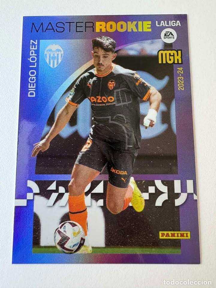 Coleccionismo deportivo: Diego L&oacute;pez Valencia Master Rookie 415 Megacracks 2023-24