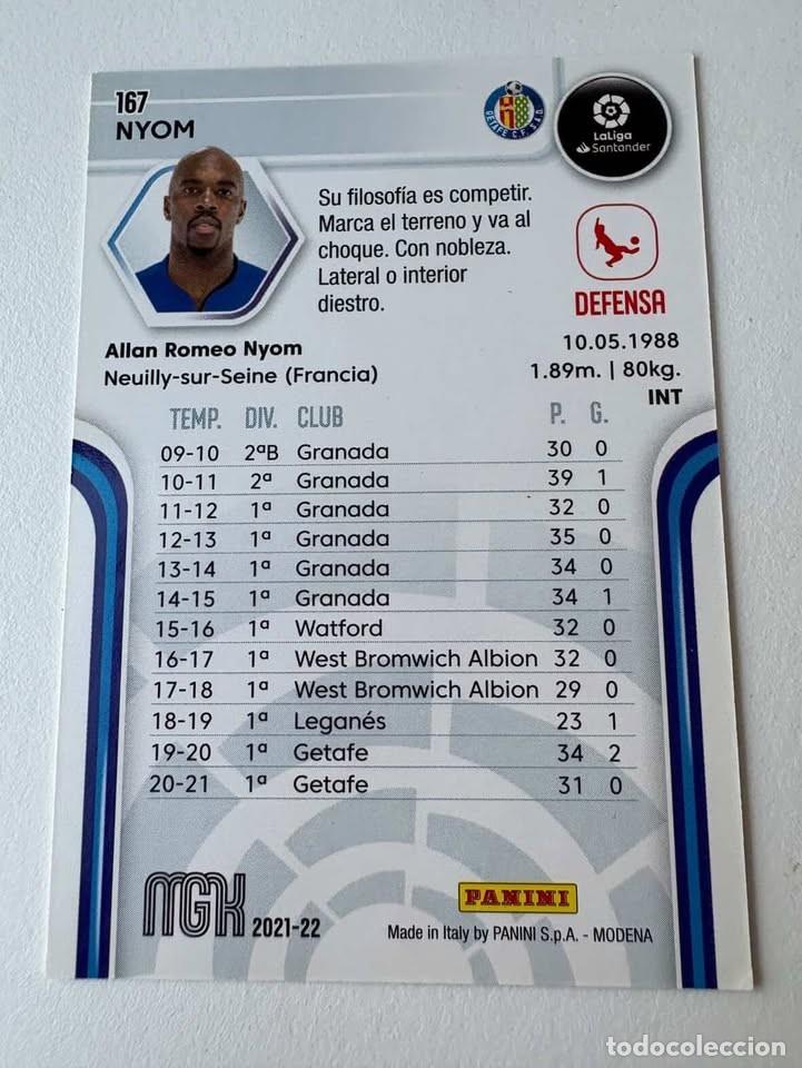 Coleccionismo deportivo: Nyom Getafe 167 Megacracks 2021-22 - Foto 2