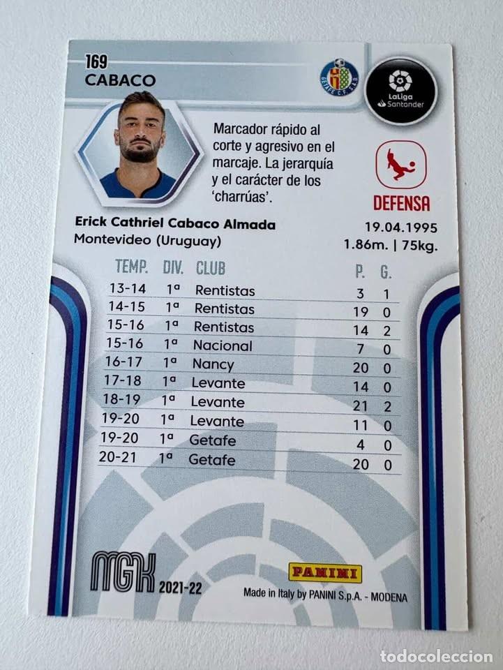 Coleccionismo deportivo: Cabaco Getafe 169 Megacracks 2021-22 - Foto 2