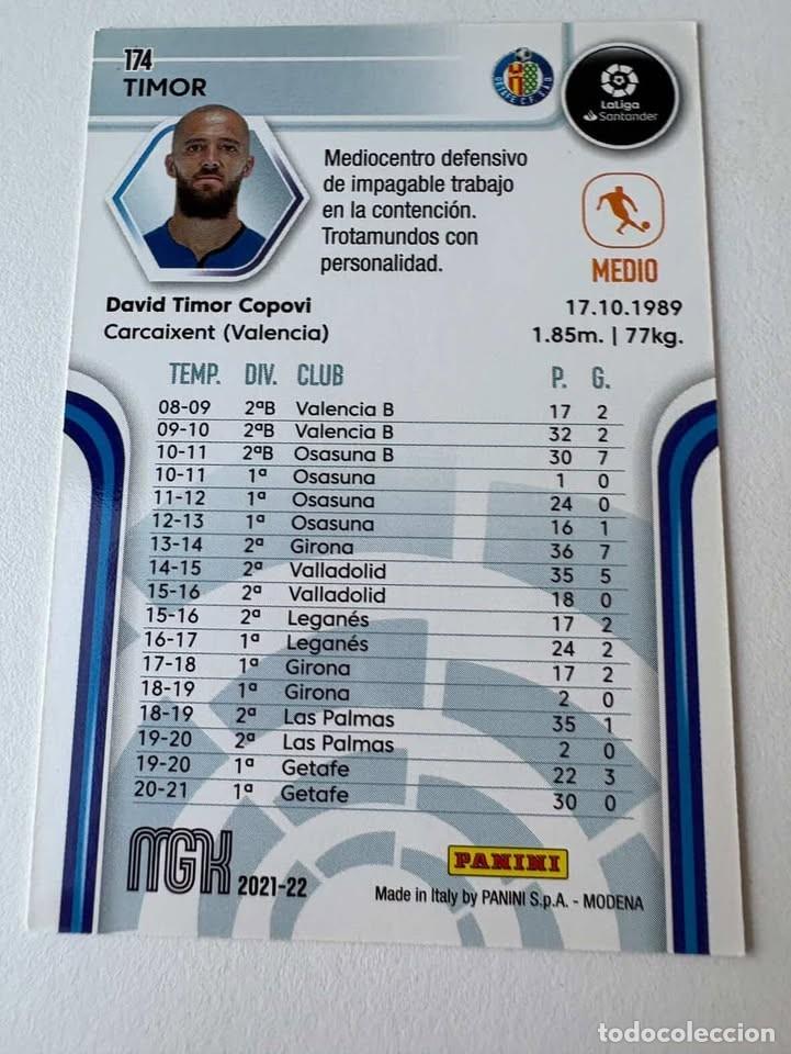 Coleccionismo deportivo: Timor Getafe 174 Megacracks 2021-22 - Foto 2