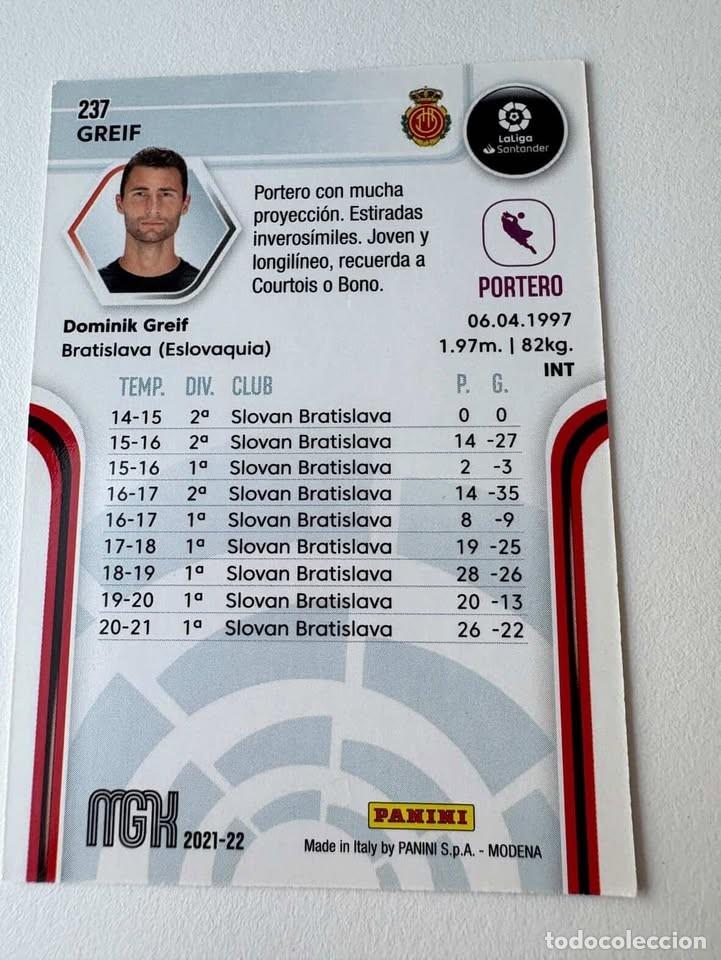 Coleccionismo deportivo: Greif Mallorca 237 Megacracks 2021-22 - Foto 2