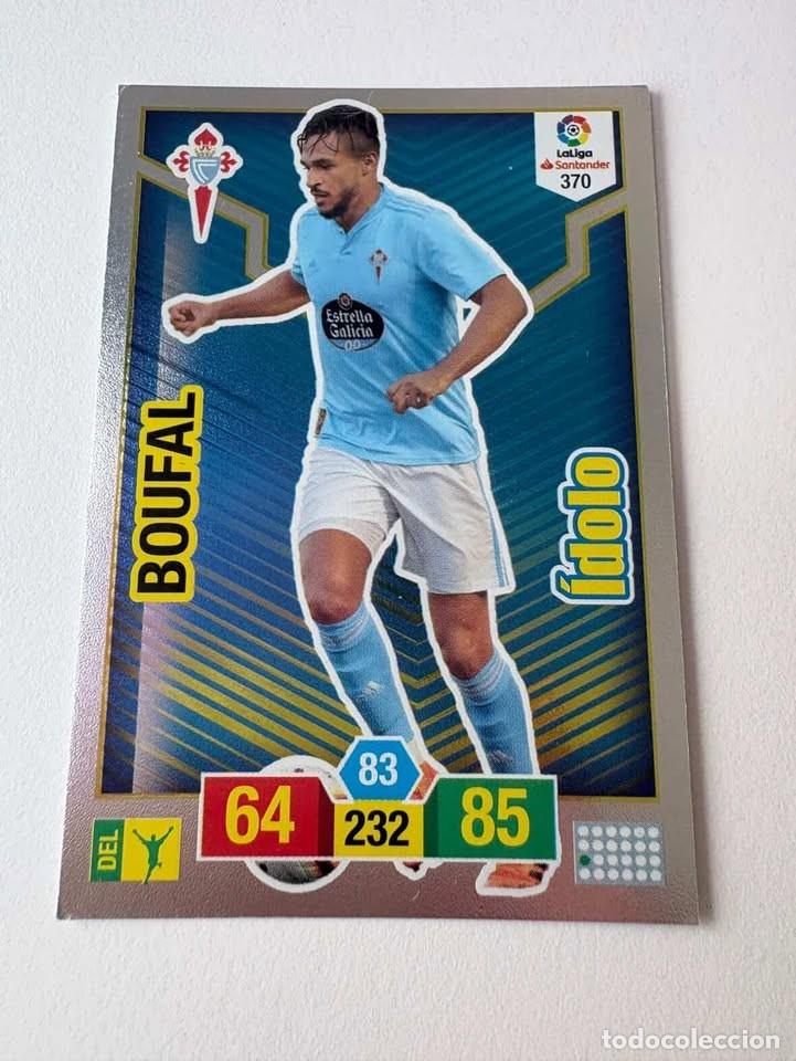 Coleccionismo deportivo: Boufal Celta &Iacute;dolo 370 Adrenalyn 2018-19