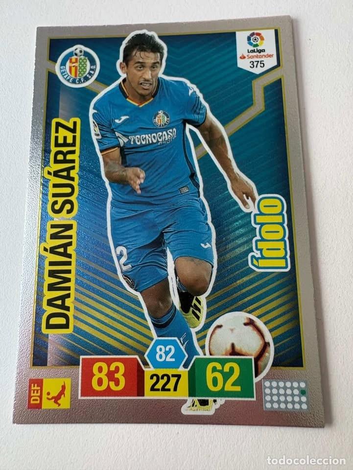 Coleccionismo deportivo: Dami&aacute;n Su&aacute;rez Getafe &Iacute;dolo 375 Adrenalyn 2018-19