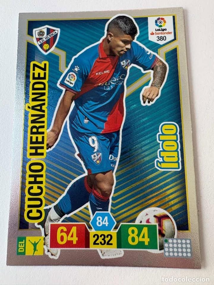 Coleccionismo deportivo: Cucho Hern&aacute;ndez Huesca &Iacute;dolo 380 Adrenalyn 2018-19