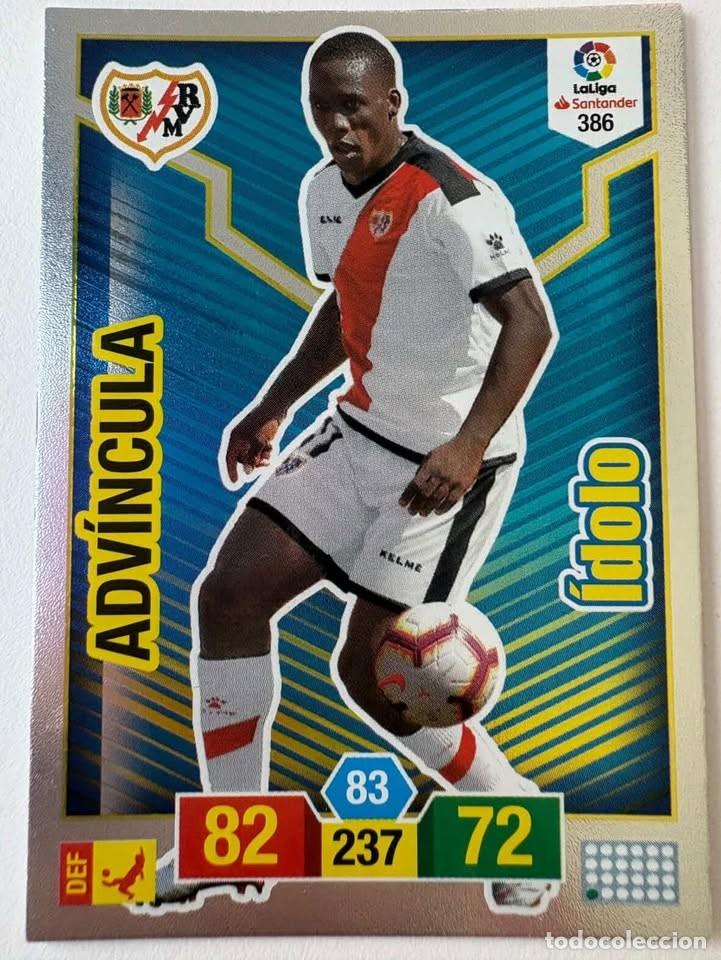 Coleccionismo deportivo: Adv&iacute;ncula Rayo Vallecano &Iacute;dolo 386 Adrenalyn 2018-19