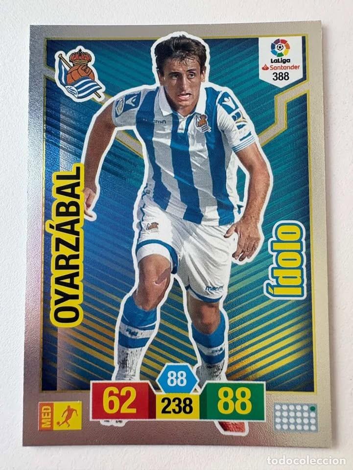 Coleccionismo deportivo: Oyarz&aacute;bal Real Sociedad &Iacute;dolo 388 Adrenalyn 2018-19
