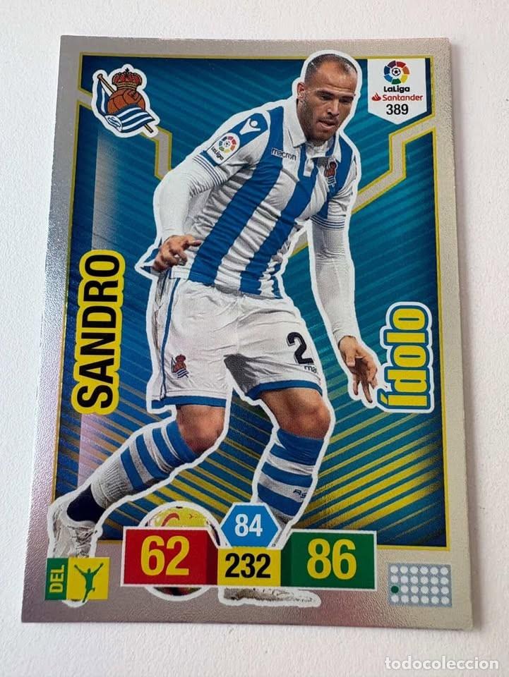 Coleccionismo deportivo: Sandro Real Sociedad &Iacute;dolo 389 Adrenalyn 2018-19