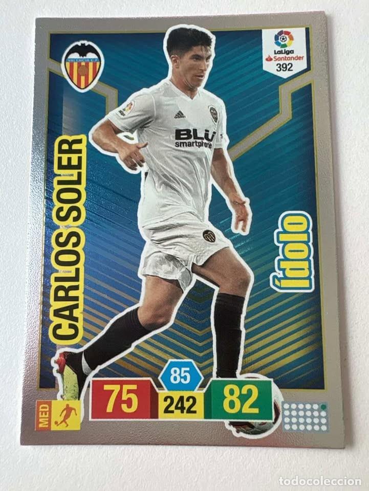 Coleccionismo deportivo: Carlos Soler Valencia &Iacute;dolo 392 Adrenalyn 2018-19