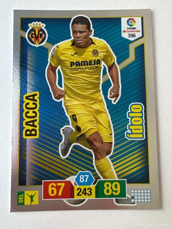 Coleccionismo deportivo: Bacca Villarreal &Iacute;dolo 396 Adrenalyn 2018-19