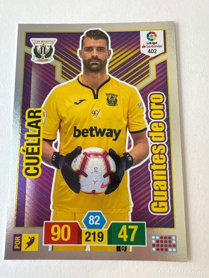 Coleccionismo deportivo: Cu&eacute;llar Legan&eacute;s Guantes de Oro 402 Adrenalyn 2018-19