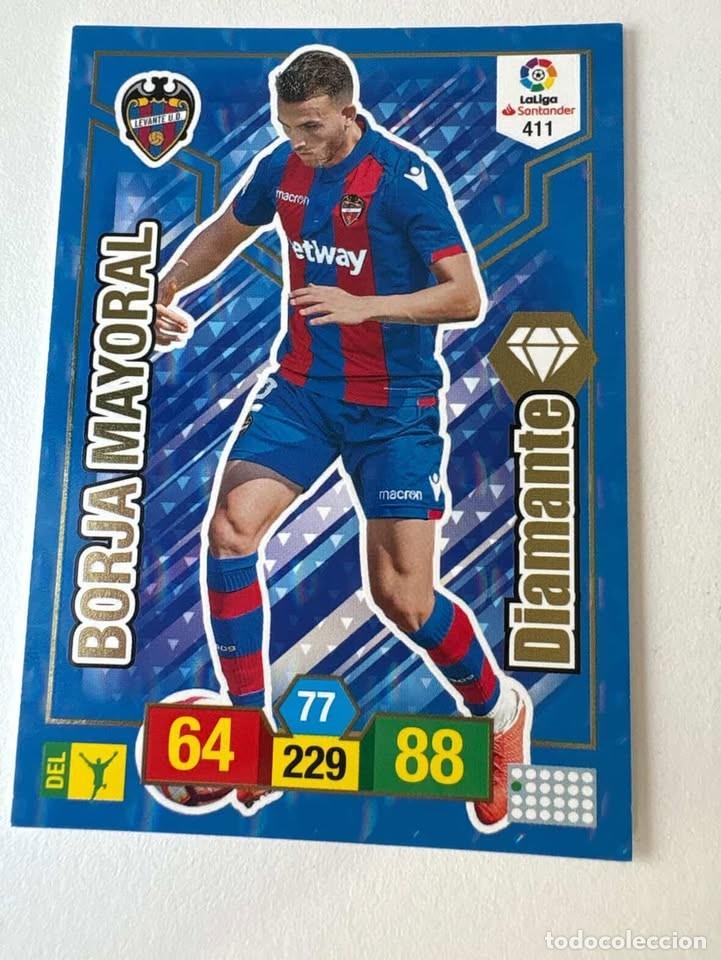 Coleccionismo deportivo: Borja Mayoral Levante Diamante 411 Adrenalyn 2018-19
