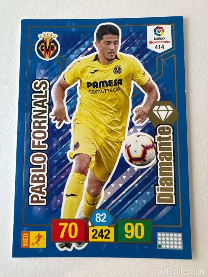 Coleccionismo deportivo: Pablo Fornals Villarreal Diamante 414 Adrenalyn 2018-19