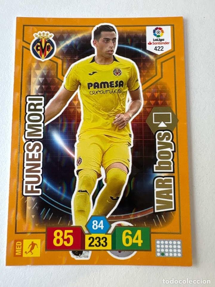 Coleccionismo deportivo: Funes Mori Villareal Var Boys 422 Adrenalyn 2018-19