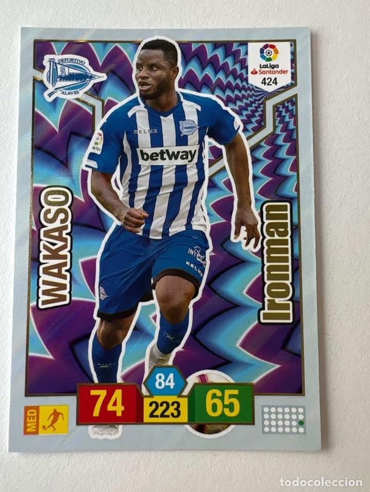 Coleccionismo deportivo: Wakaso Alav&eacute;s Ironman 424 Adrenalyn 2018-19