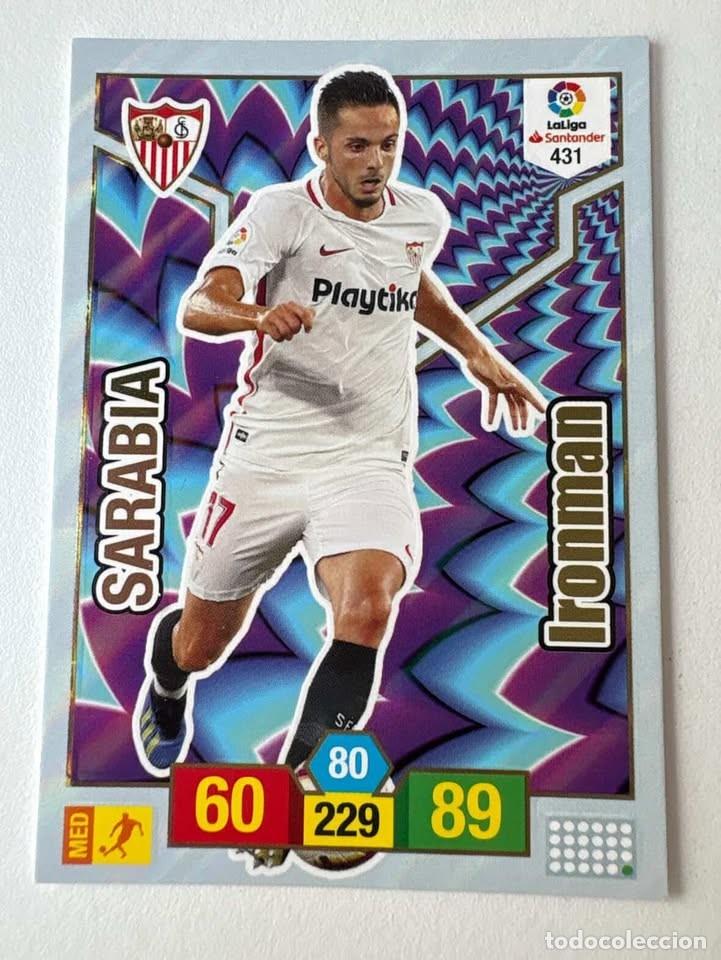 Coleccionismo deportivo: Sarabia Sevilla Ironman 431 Adrenalyn 2018-19