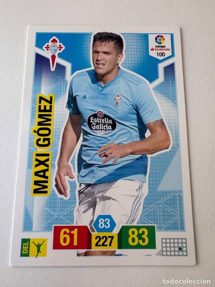 Coleccionismo deportivo: Maxi G&oacute;mez Celta 100 Adrenalyn 2018-19