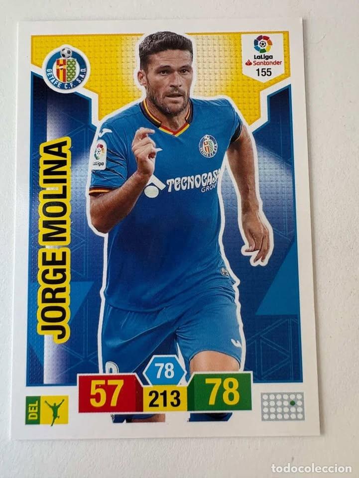 Coleccionismo deportivo: Jorge Molina Getafe 155 Adrenalyn 2018-19