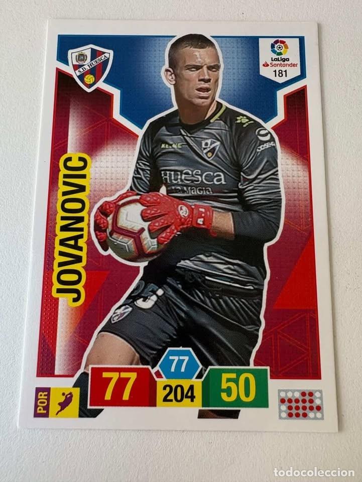 Coleccionismo deportivo: Jovanovic Huesca 181 Adrenalyn 2018-19