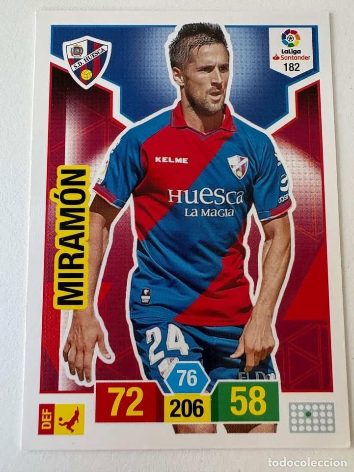 Coleccionismo deportivo: Miram&oacute;n Huesca 182 Adrenalyn 2018-19