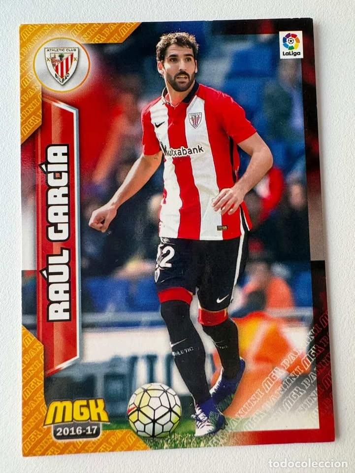 Collectionnisme sportif: Ra&uacute;l Garc&iacute;a Athletic Club de Bailbao 42 Megacracks 2016-17