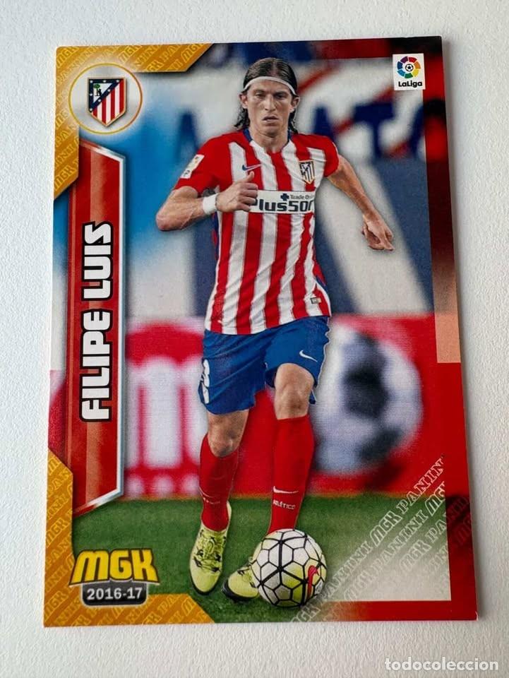 Coleccionismo deportivo: Filipe Luis Atl&eacute;tico de Madrid 64 Megacracks 2016-17
