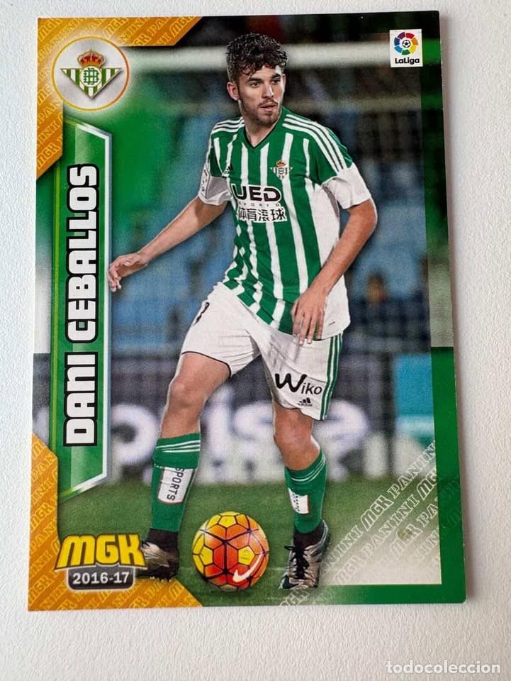 Coleccionismo deportivo: Dani Ceballos Betis 123 Megacracks 2016-17