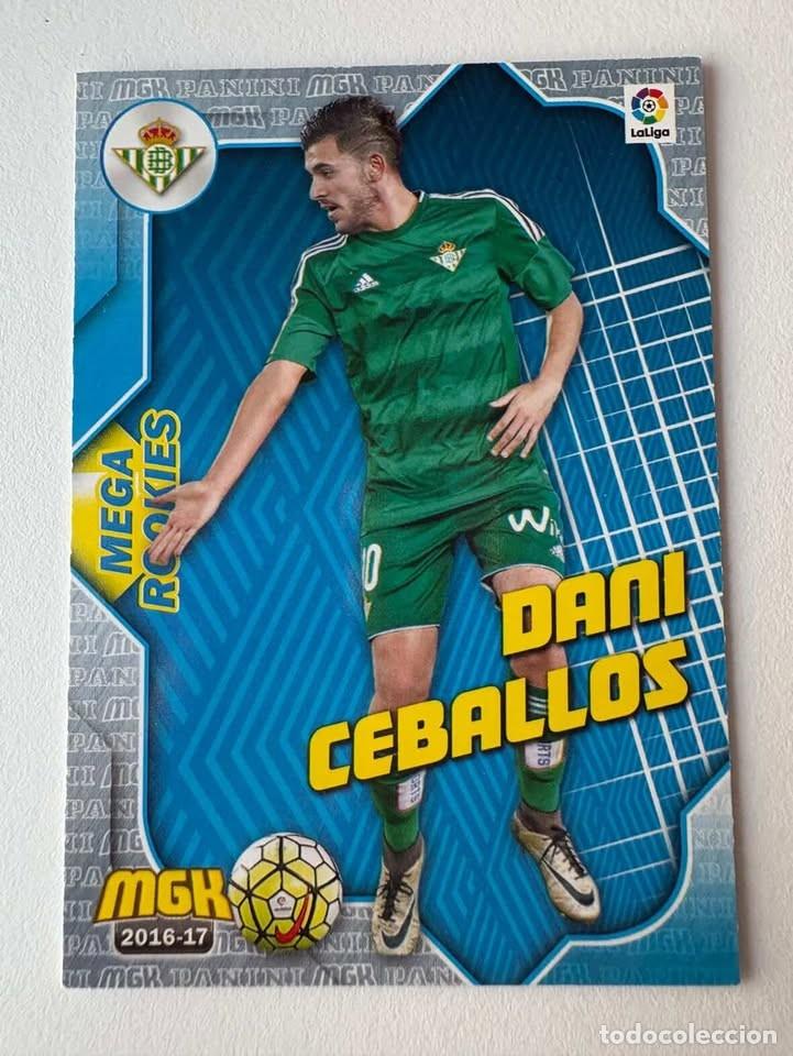 Coleccionismo deportivo: Dani Ceballos Betis Mega Rookies 135 Megacracks 2016-17