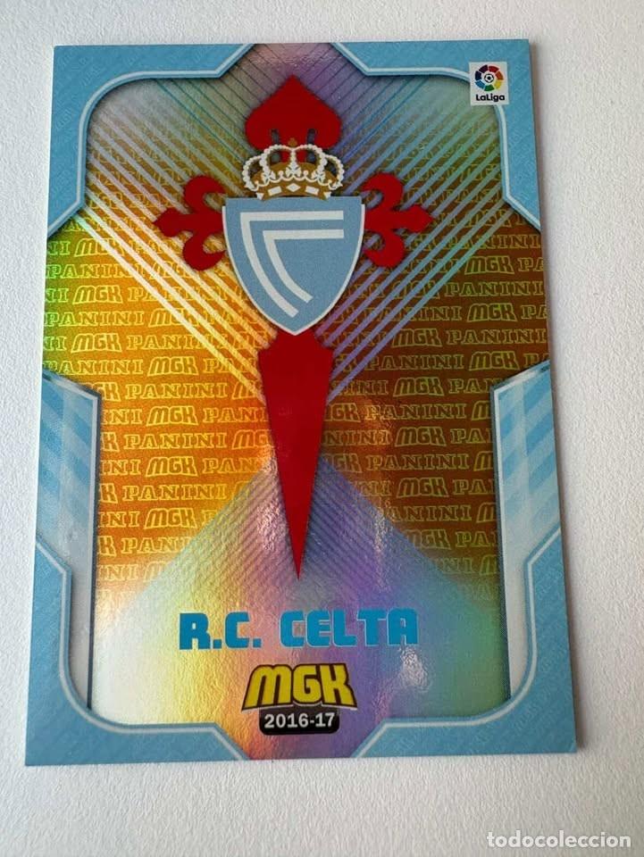 Coleccionismo deportivo: Escudo Celta 136 Megacracks 2016-17