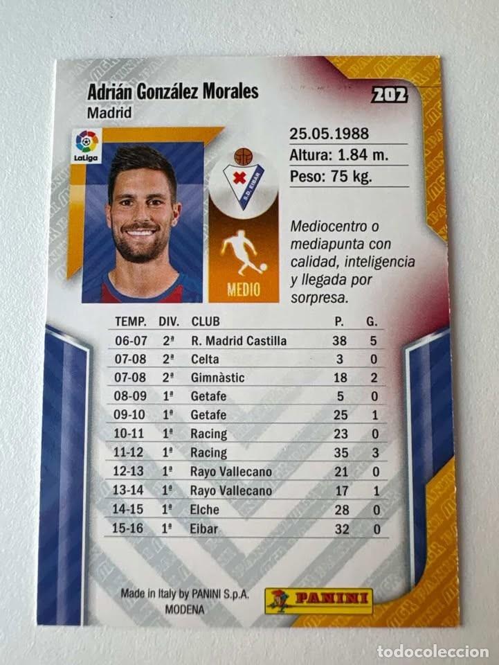 Coleccionismo deportivo: Adri&aacute;n Eibar 202 Megacracks 2016-17 - Foto 2