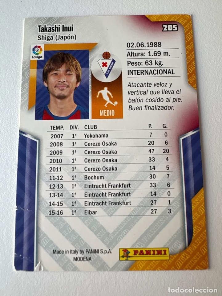 Coleccionismo deportivo: Inui Eibar 205 Megacracks 2016-17 - Foto 2