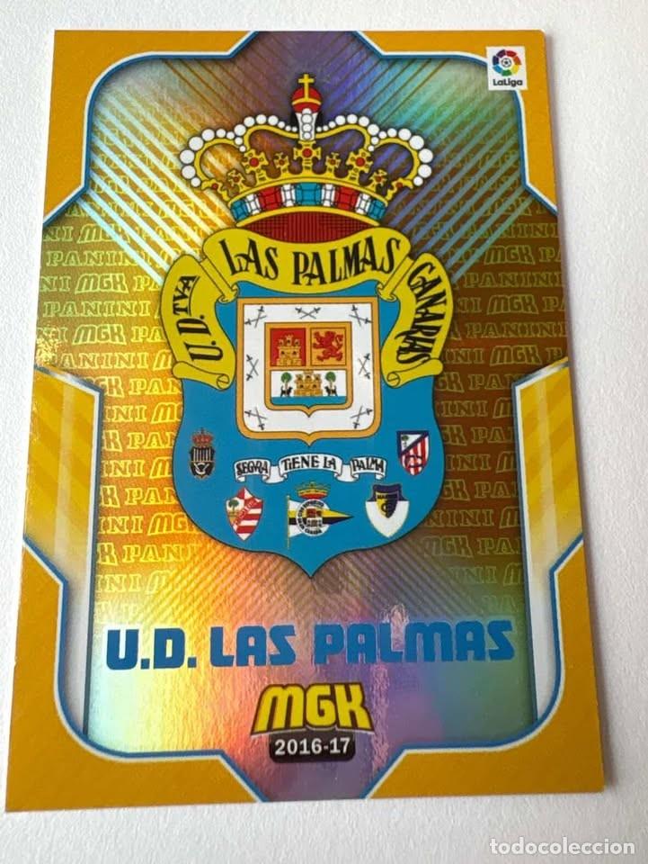 Coleccionismo deportivo: Escudo Las Palmas 271 Megacracks 2016-17