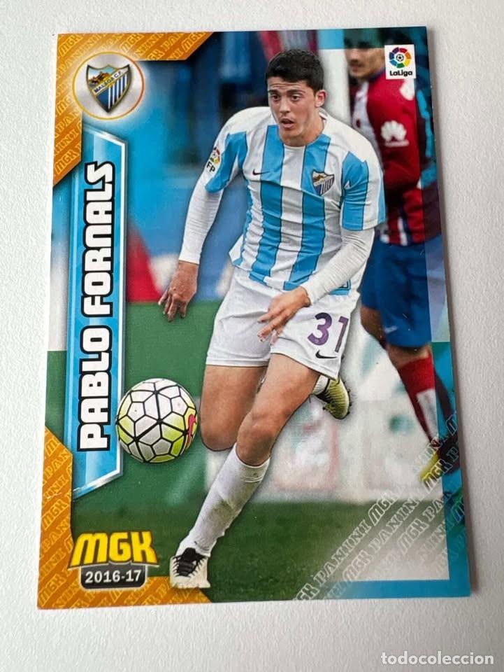 Coleccionismo deportivo: Pablo Fornals M&aacute;laga 365 Megacracks 2016-17