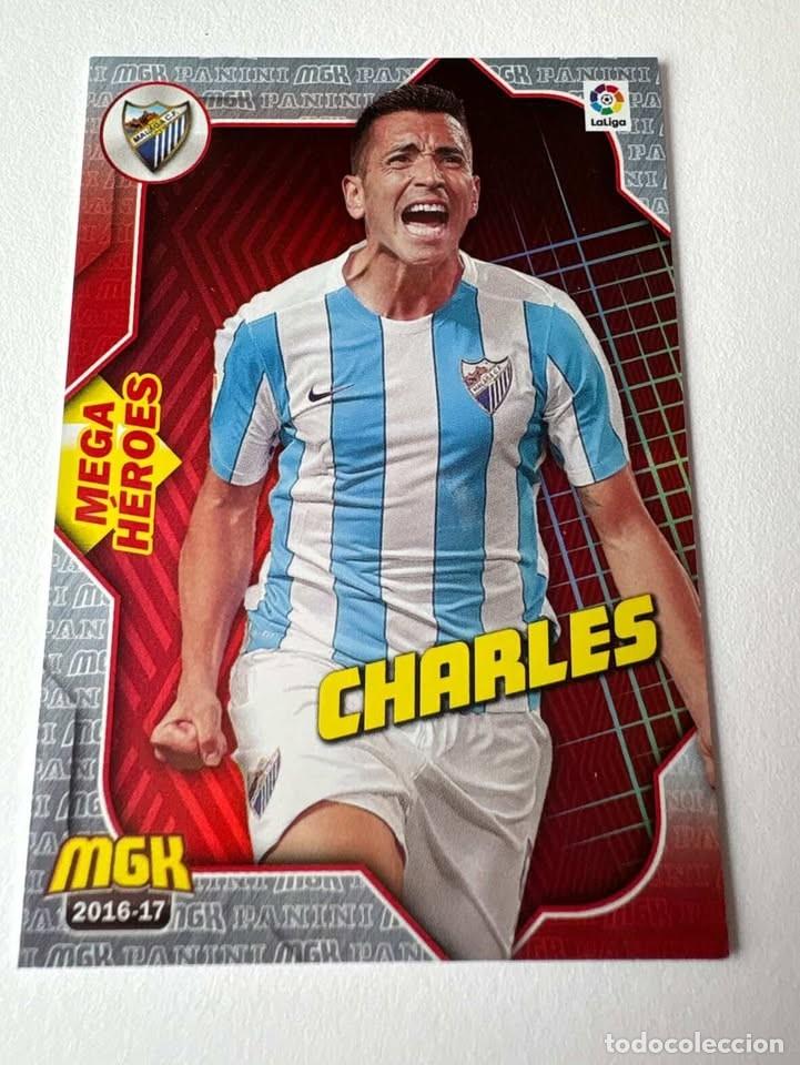 Coleccionismo deportivo: Charles M&aacute;laga Mega H&eacute;roes 377 Megacracks 2016-17